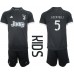 Juventus Manuel Locatelli #5 Replika Babykläder Tredje matchkläder barn 2023-24 Korta ärmar (+ Korta byxor)